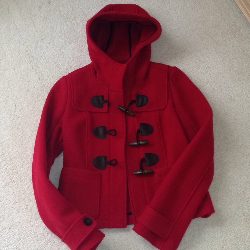 ABERCROMBIE & FITCH HOODED COAT NWOT